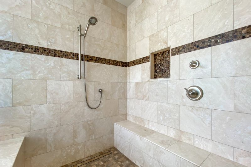 Multi-Functional Shower with Niche