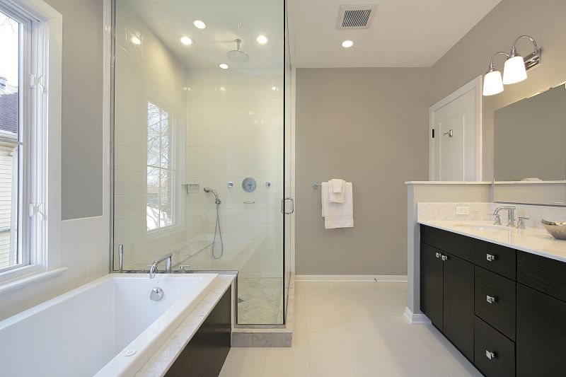 Modern Shower with Rainhead
